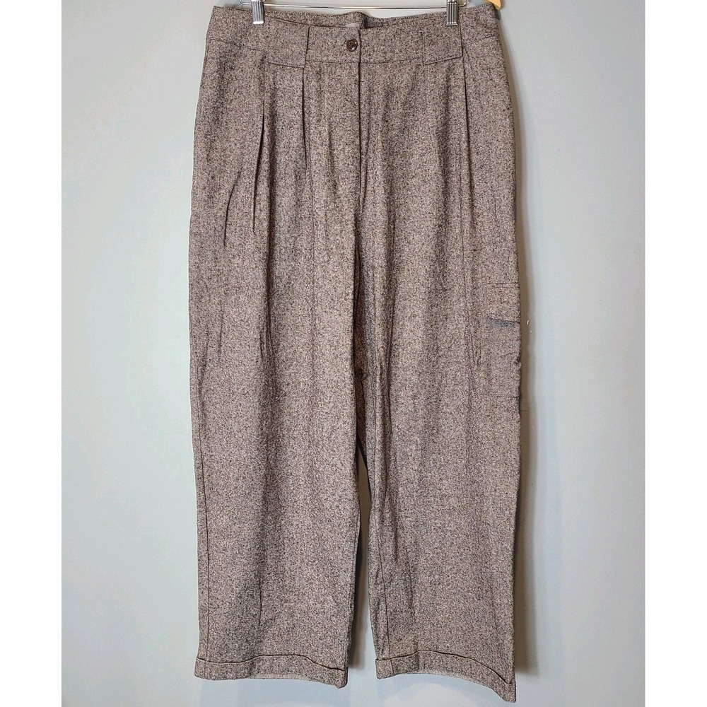 ASOS DESIGN Women Size 10 Tall High Rise Tailored Wide Leg Dress Pants NWT Brown